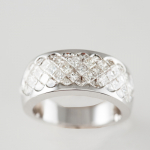 Fehér arany gyémánt gyűrű (Au437GT)
